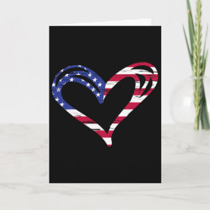 Chocolate Labrador Labs Patriotische amerikanische Karte