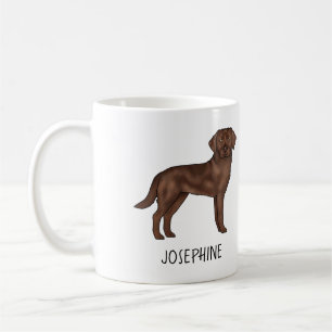 Chocolate Labrador Retriever Süßer Lab Individuell Kaffeetasse