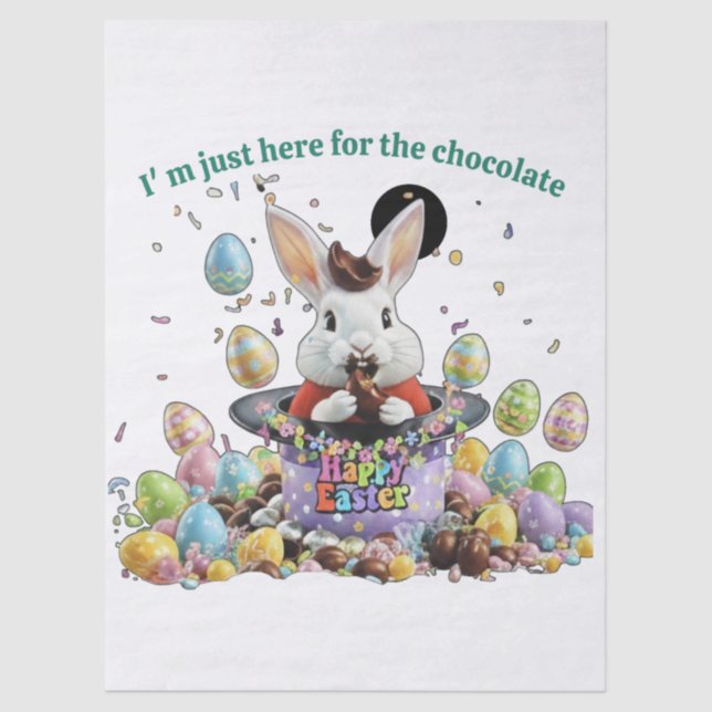Chocolate Lover Easter Seidenpapier (Vorderseite)