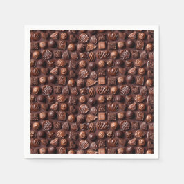 Chocolate Lover Sweet Cute Cozy Modern Food Serviette