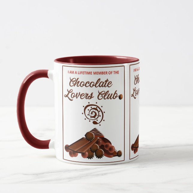 Chocolate Lovers Club Tasse (Links)