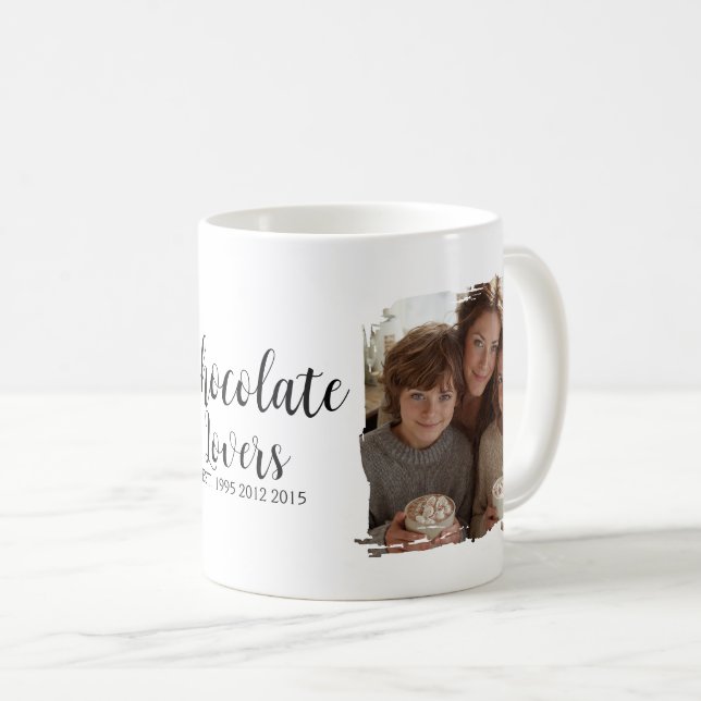Chocolate Lovers Established Photos Kaffeetasse (VorderseiteRechts)