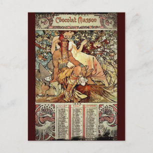 Chocolate Masson 1897 Postkarte