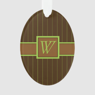 Chocolate mit Lime-Streifen Acryl-Ornament Ornament