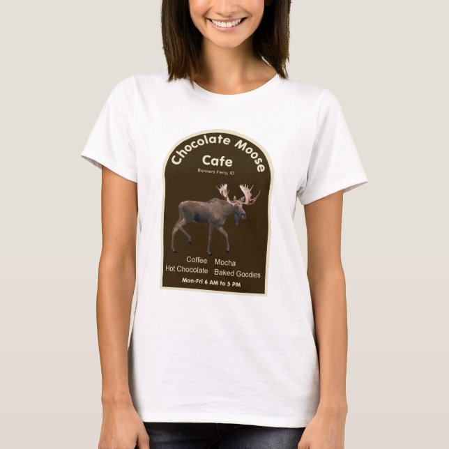 Chocolate Moose Café T-Shirt (Vorderseite)