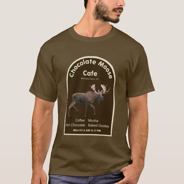 Chocolate Moose Café T-Shirt (Vorderseite)