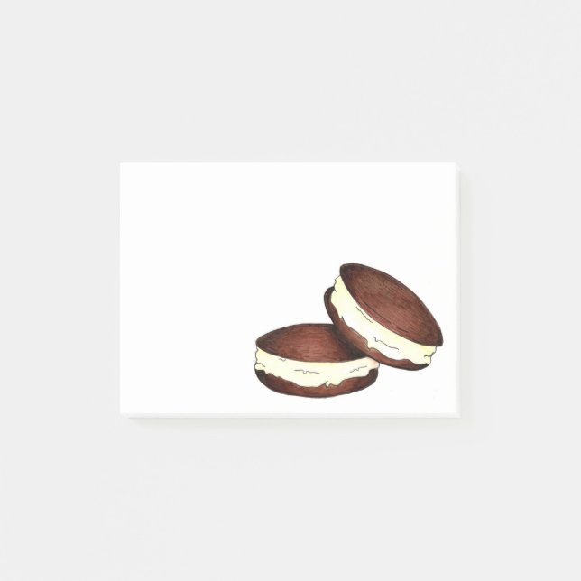 Chocolate PA Dutch Whoopie Pies Feinschmecker Post Post-it Klebezettel (Vorderseite)