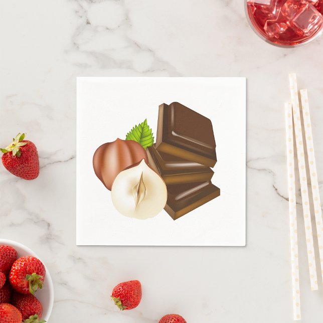 Chocolate Paper Napkins Serviette (Von Creator hochgeladen)