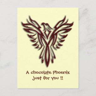 Chocolate Phoenix Postkarte