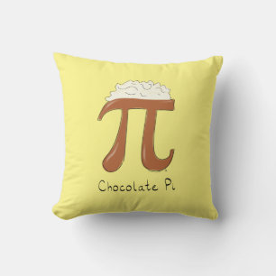 Chocolate Pi Niedlich Mathe Pi Day Pillow Kissen