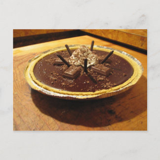 Chocolate Pocky Pie Postkarte