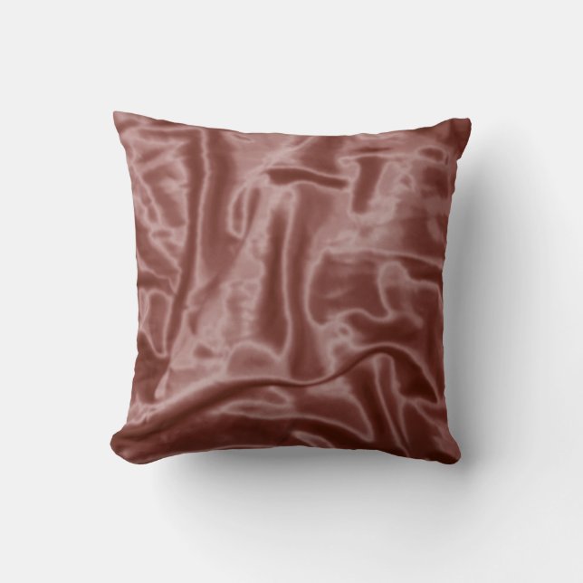 Chocolate Satin-Square Kissen (Vorderseite)