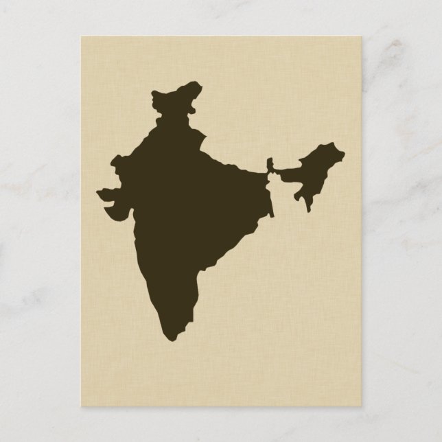Chocolate Spice Moods Indien Postkarte (Vorderseite)