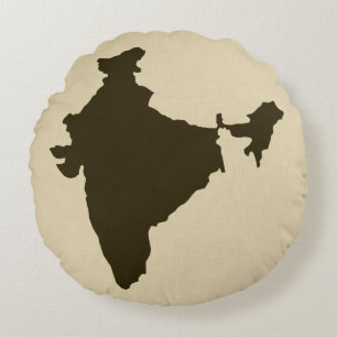 Chocolate Spice Moods Indien Rundes Kissen