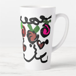 Chocolate Strawberry zum Valentinstag Milchtasse