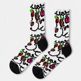 Chocolate Strawberry's valentine  Socken