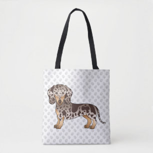 Chocolate & Tan Dapple Kurzhaar-Dachshund & Pfoten