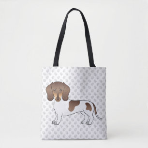 Chocolate & Tan Pied Kurzhaar-Dachshund & Pfoten