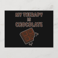 Chocolate Therapy Lustiges Sprichwort Schokoladene