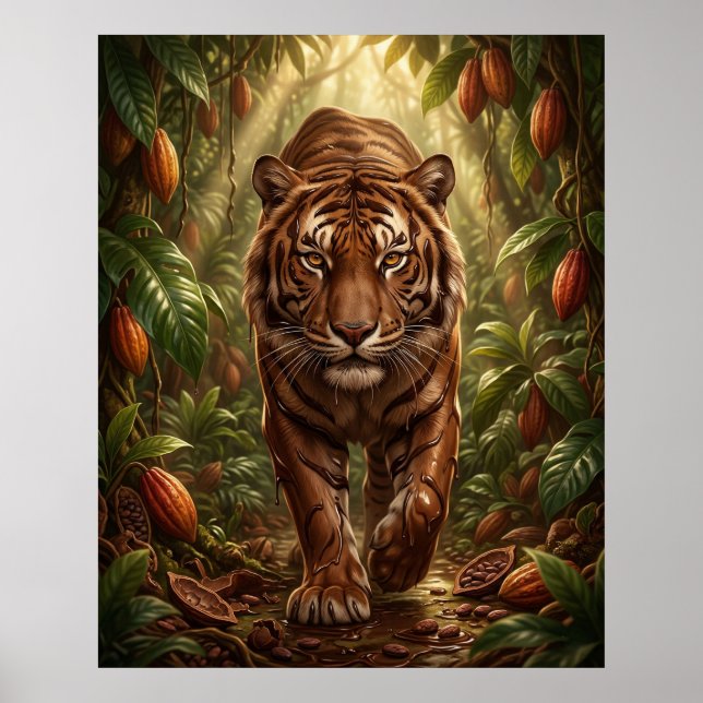 Chocolate Tiger Jungle remains the same as it appe Poster (Vorne)