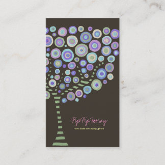 Chocolate Tree Online Store Business Profile Card Visitenkarte