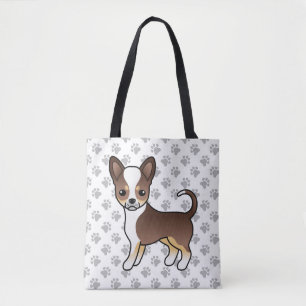 Chocolate Tricolor Glatthaar Chihuahua & Pfoten