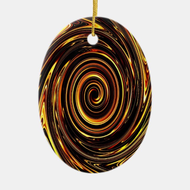 Chocolate Vortex 02 Keramikornament (Vorne)