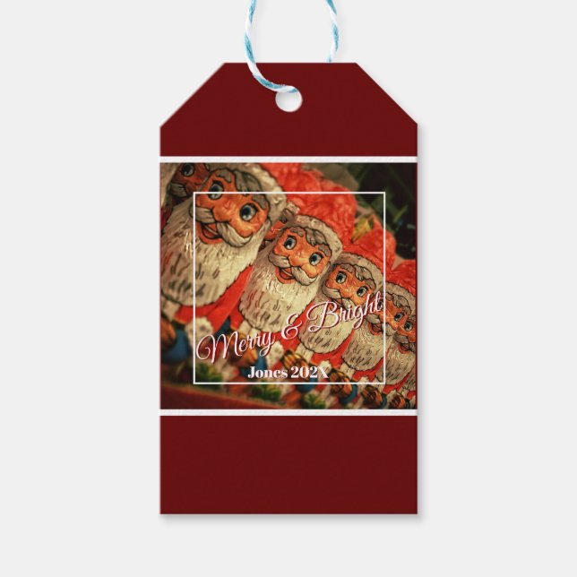 Chocolate Weihnachtsschrift Geschenkanhänger (Vorderseite)