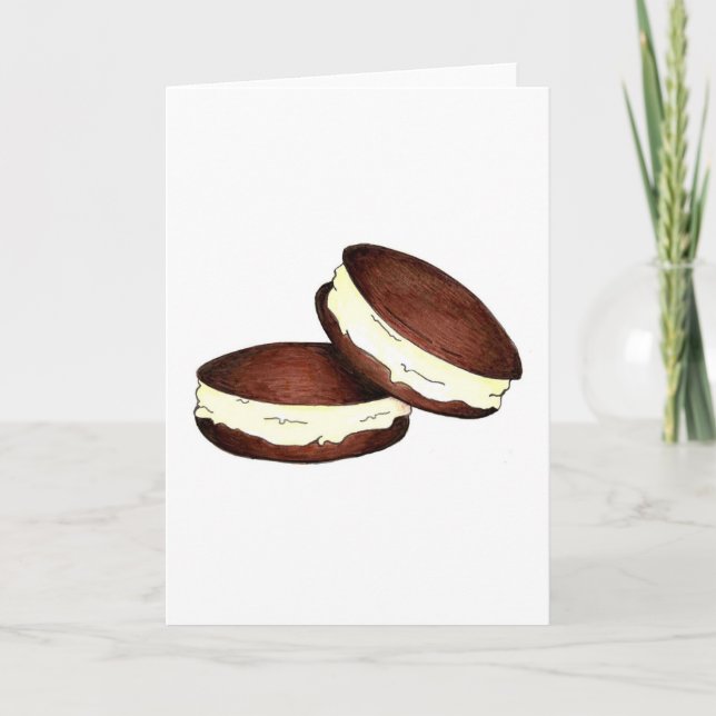 Chocolate Whoopie Pie Dessert PA Dutch Mainfood Karte (Vorderseite)