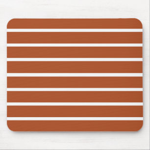 Chocolatebraun Streifen Design Mousepad