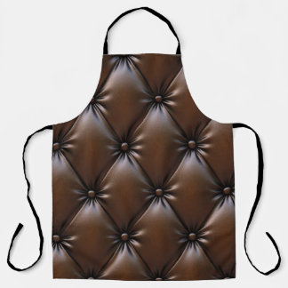 Chocolateleder: Luxuriöse Polstertextur Schürze