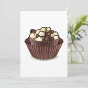 Chocolates Cup Einladungen