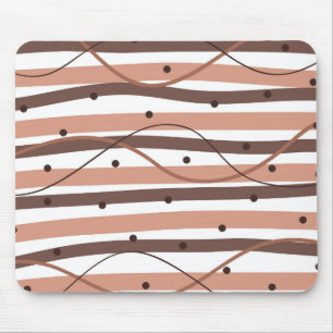 Chocolatey Stripes Mouse Pad Mousepad