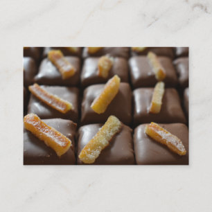 Chocolatier Chocolate Bon Bon Candy Shop Feinschme Visitenkarte