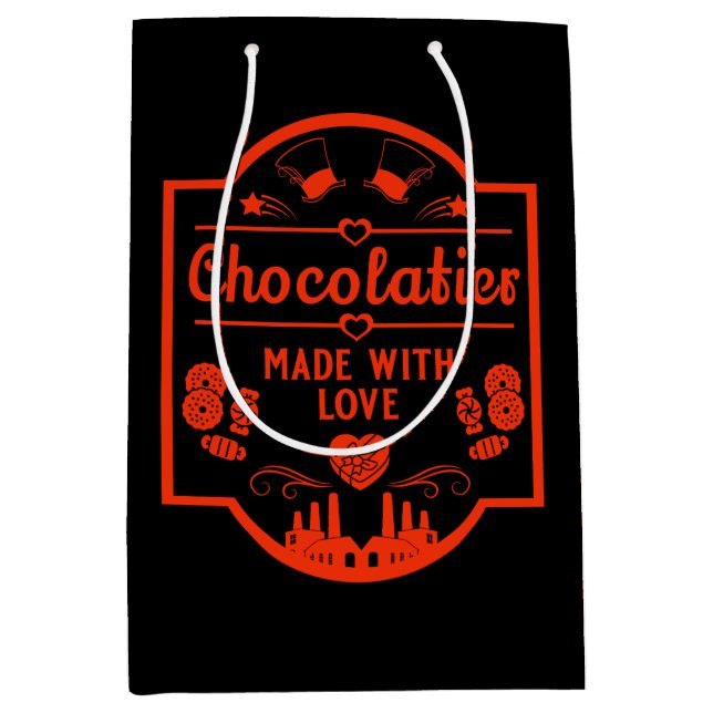 Chocolatier Maker Mittlere Geschenktüte (Vorderseite)