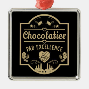 Chocolatier Maker Ornament Aus Metall