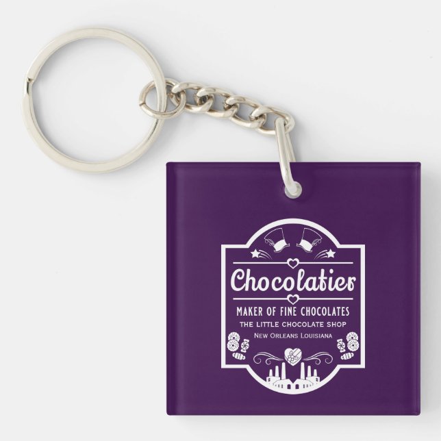 Chocolatier Maker Schlüsselanhänger (Vorderseite)