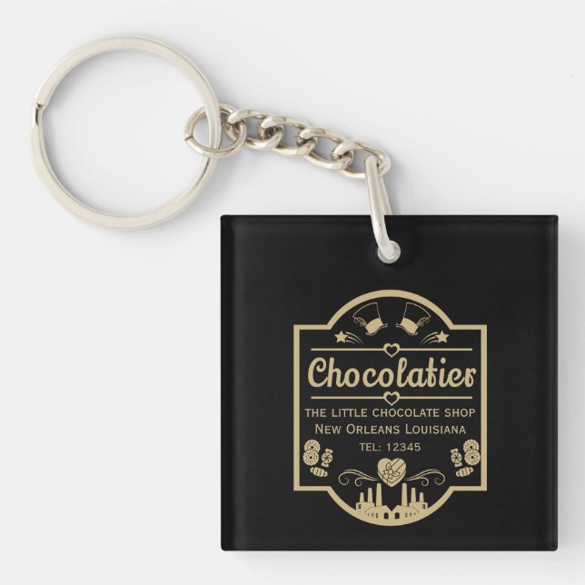 Chocolatier Maker Schlüsselanhänger (Vorderseite)