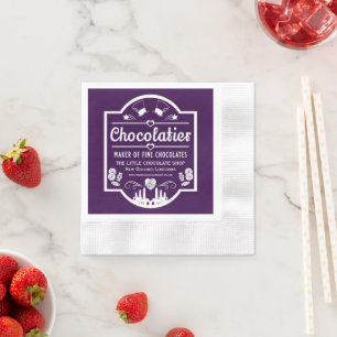 Chocolatier Maker Serviette