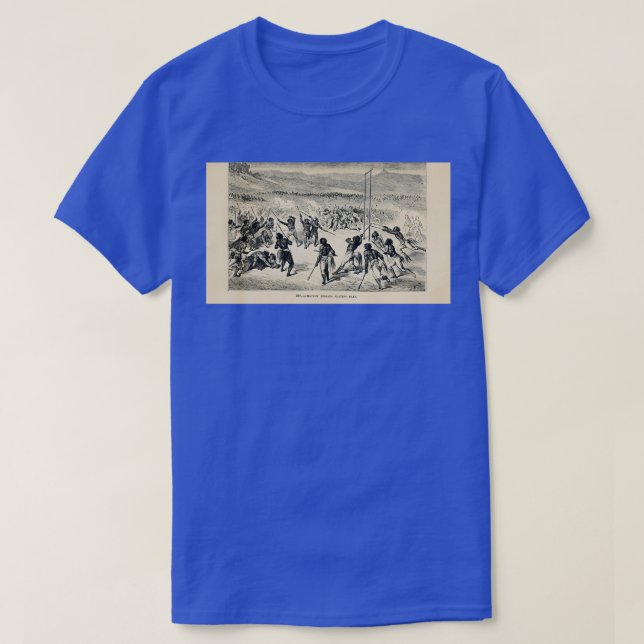Choctaw-Amerikanische Ureinwohner spielen Ball Lac T-Shirt (Design vorne)