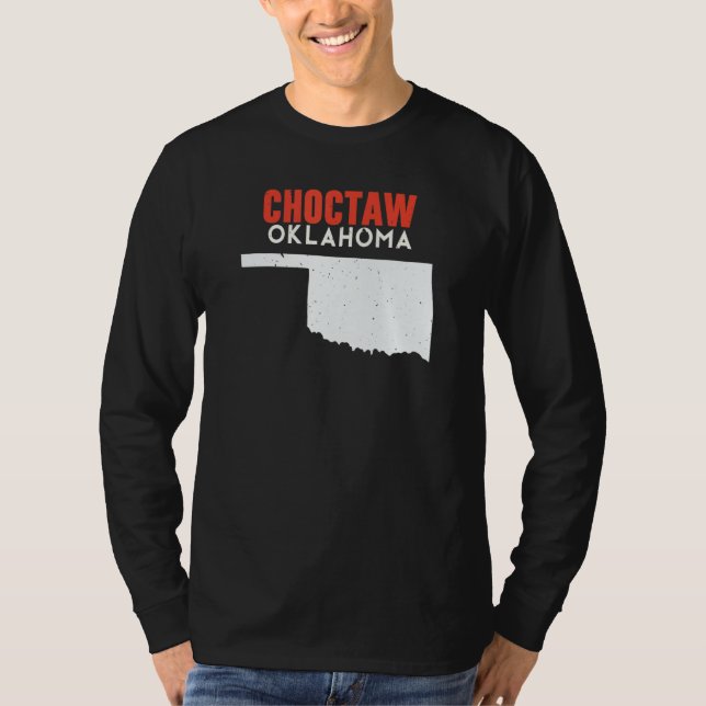 Choctaw USA State America Travel Oklahoman T-Shirt (Vorderseite)