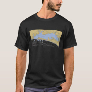 Choctawhatchee Bucht, FLseediagramm T-Shirt