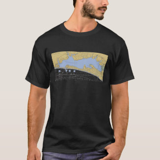 Choctawhatchee Bucht, FLseediagramm T-Shirt