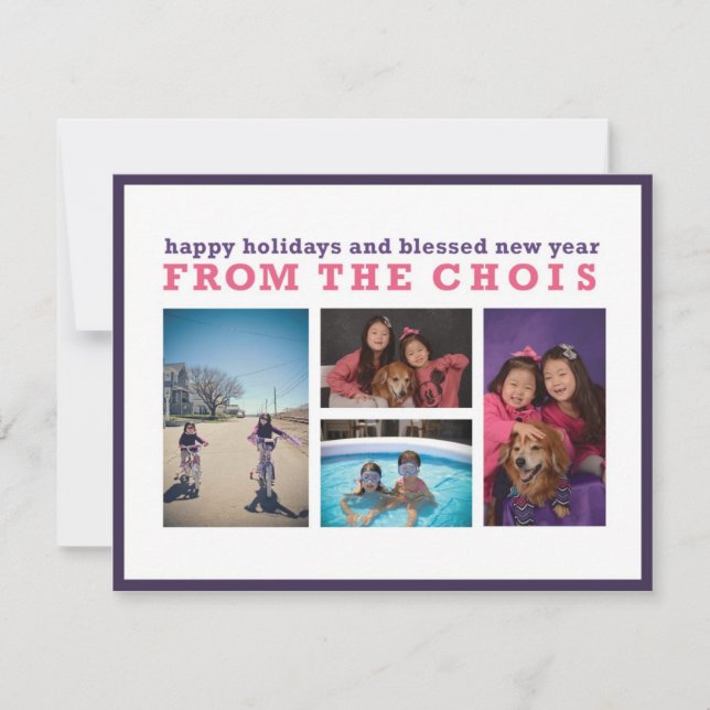 Choi Christmas Card Feiertagskarte (Vorderseite)