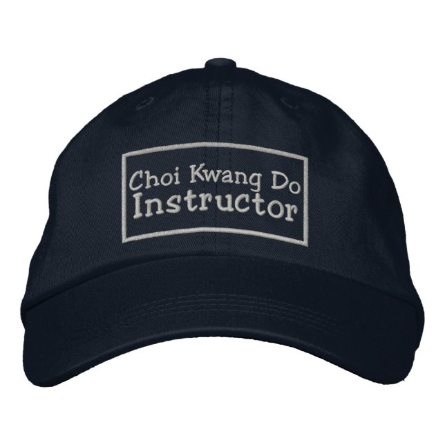 Choi Kwang Do Instructor Bestickte Baseballkappe (Vorderseite)