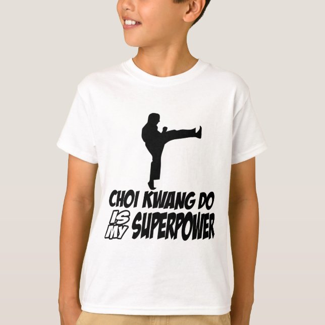 Choi kwang tun Kampfkunstentwürfe T-Shirt (Vorderseite)
