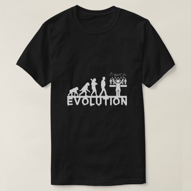 Choir Conductor Evolution Chorus Choral Music Gift T-Shirt (Design vorne)
