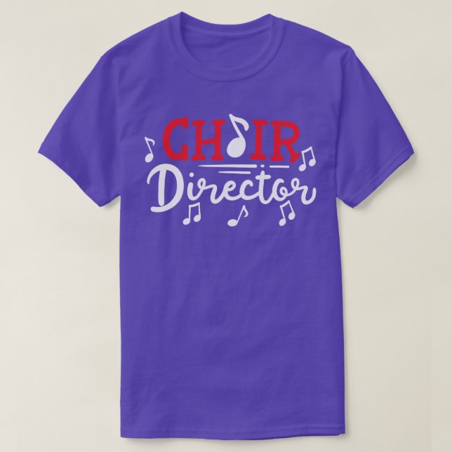 Choir Director Singers T-Shirt (Design vorne)