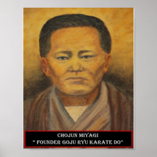 Chojun Miyagi Print Poster