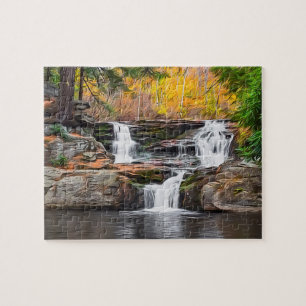 Choke Creek Falls - Herbst 2018 8"x10" Puzzle